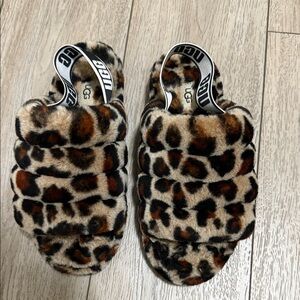 Ugg leopard slip on
